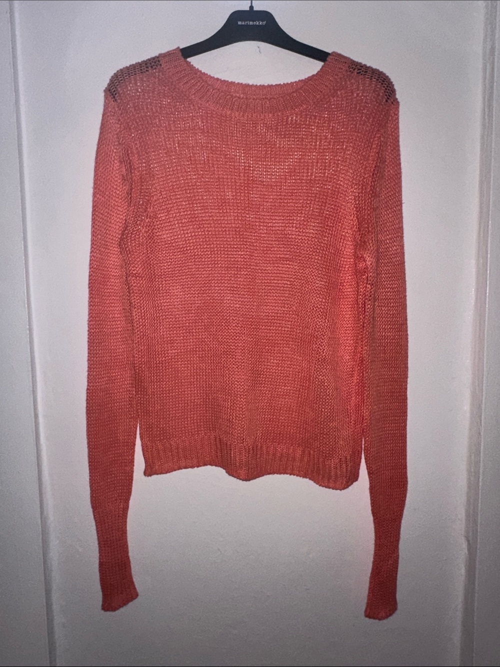 Women's Coral Knit Crewneck Sweater